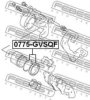 FEBEST 0775-GVSQF Repair Kit, brake caliper
